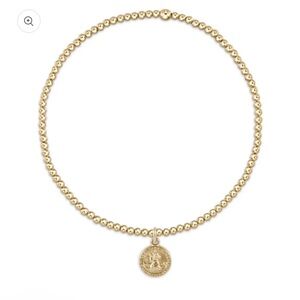 ENewton Gold Beaded bracelet with Pendant